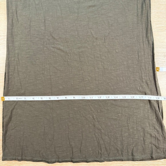 Dolan Left Coast‎ Smocked Trapeze Tank Dress Size Small Flowy Relaxed Chic Green - Picture 8 of 10